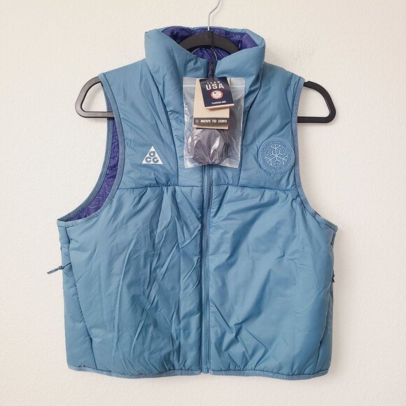 Nike Therma-Fit Team USA Rope De Dope Packable Insulated Vest DH4809-415 Size M